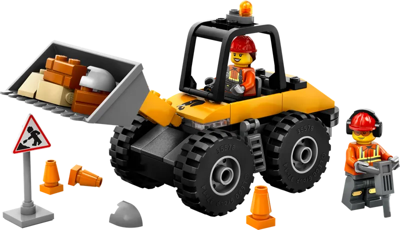 Gele wiellader van LEGO – productfoto 2 van 7