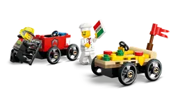 LEGO Pizza vs. Fire Truck Race Car Pack (60458)