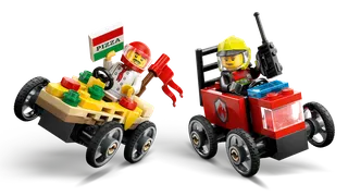 Pizza vs. Fire Truck Race Car Pack by LEGO – product photo 2 of 9