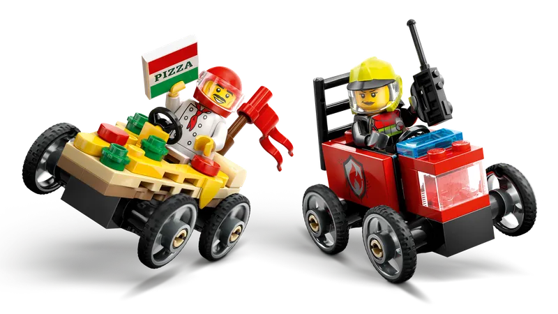 Pizza vs. Fire Truck Race Car Pack by LEGO – product photo 2 of 9