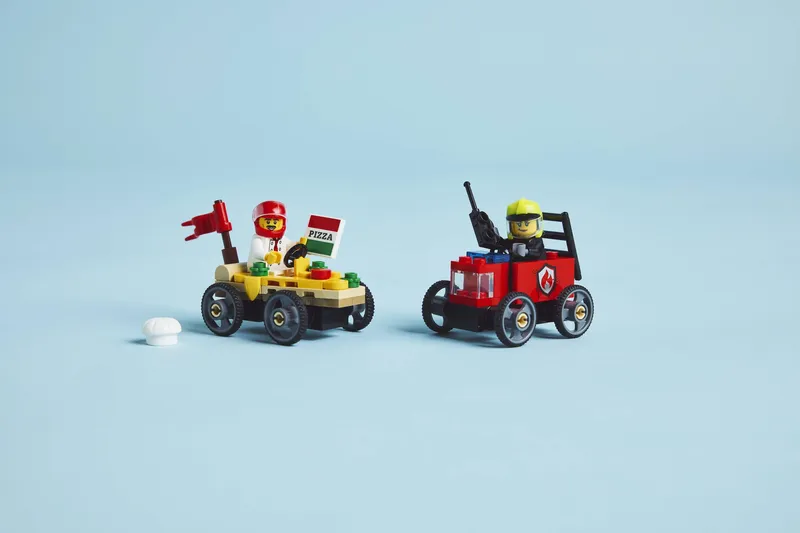 Pizza vs. Fire Truck Race Car Pack by LEGO – product photo 7 of 9