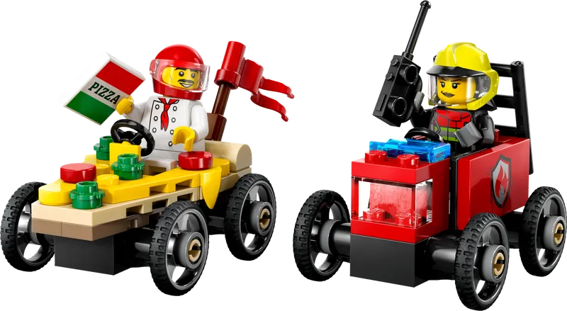 Pizza vs. Fire Truck Race Car Pack by LEGO – product photo 3 of 9