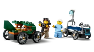 Airplane vs. Hospital Bed Race Car Pack by LEGO – product photo 1 of 8