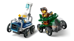 LEGO Airplane vs. Hospital Bed Race Car Pack (60459) - afbeelding 1