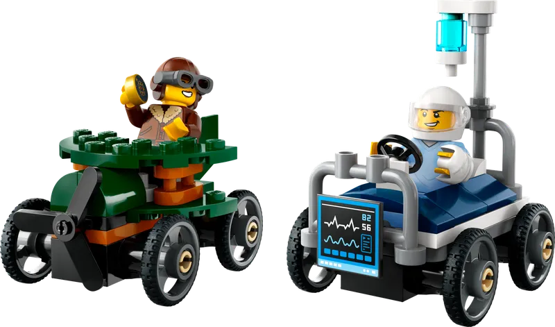 Airplane vs. Hospital Bed Race Car Pack by LEGO – product photo 3 of 8
