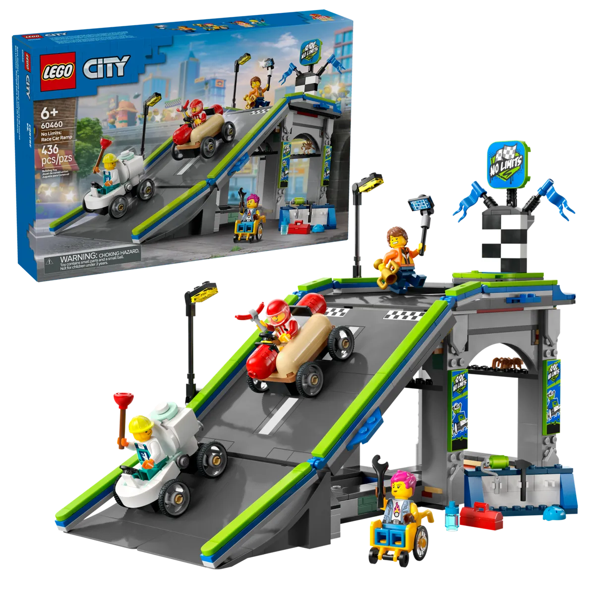 LEGO No Limits: Race Car Ramp Track (60460) - Bild 8