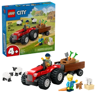 Red Farm Tractor with Trailer & Sheep by LEGO – product photo 7 of 8