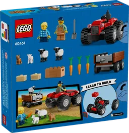 LEGO Red Farm Tractor with Trailer & Sheep (60461) - afbeelding 7