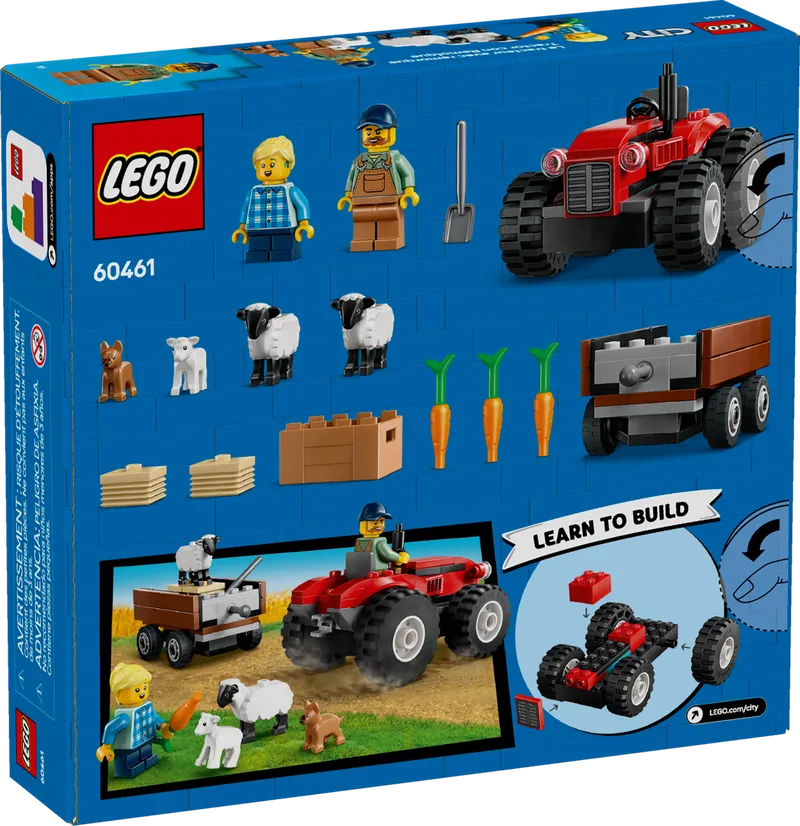 Red Farm Tractor with Trailer & Sheep by LEGO – product photo 8 of 8