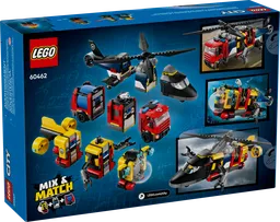 LEGO Helicopter, Fire Truck & Submarine Remix (60462) - afbeelding 10