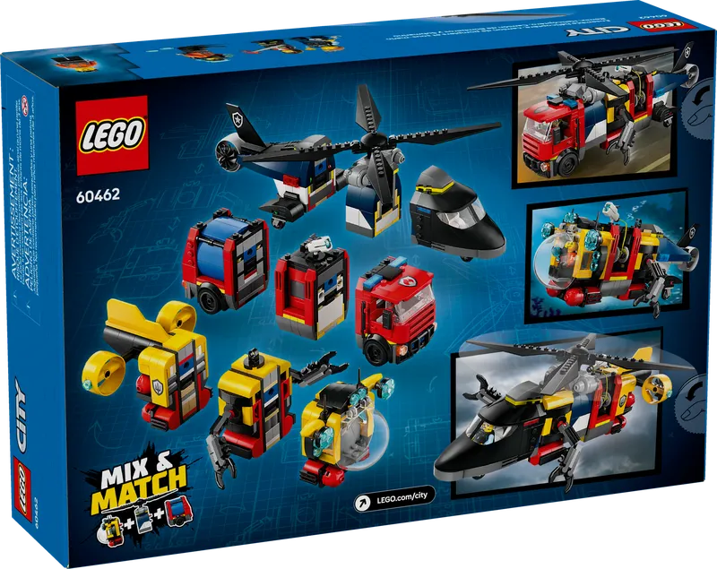 Helicopter, Fire Truck & Submarine Remix by LEGO – product photo 11 of 11