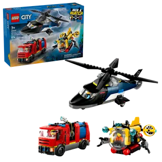 Helicopter, Fire Truck & Submarine Remix by LEGO – product photo 2 of 11