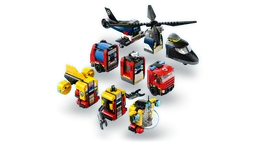 LEGO Helicopter, Fire Truck & Submarine Remix (60462) - afbeelding 2