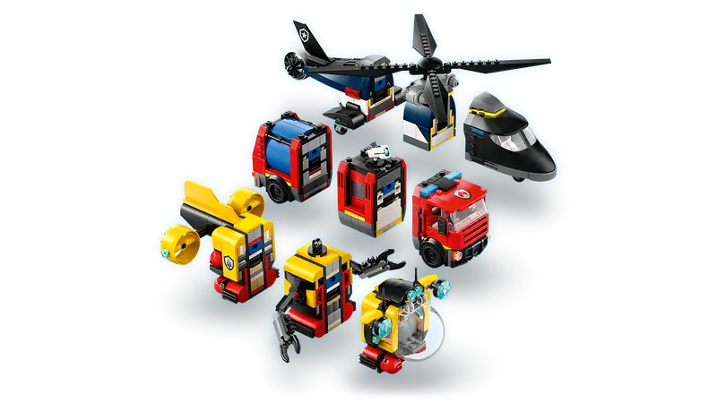 Helicopter, Fire Truck & Submarine Remix by LEGO – product photo 3 of 11