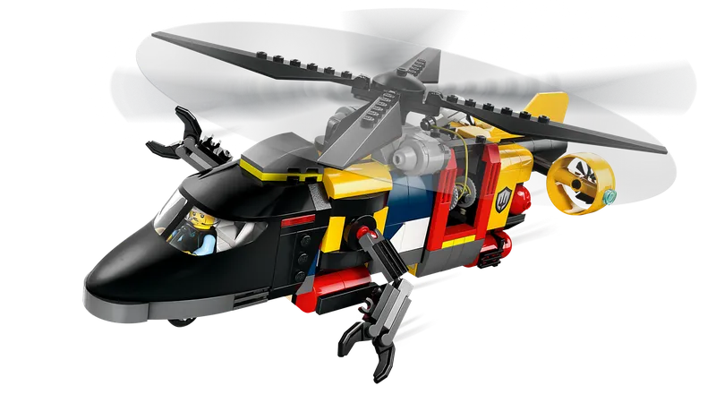 LEGO 60462 Helicopter, Fire Truck & Submarine Remix detail image