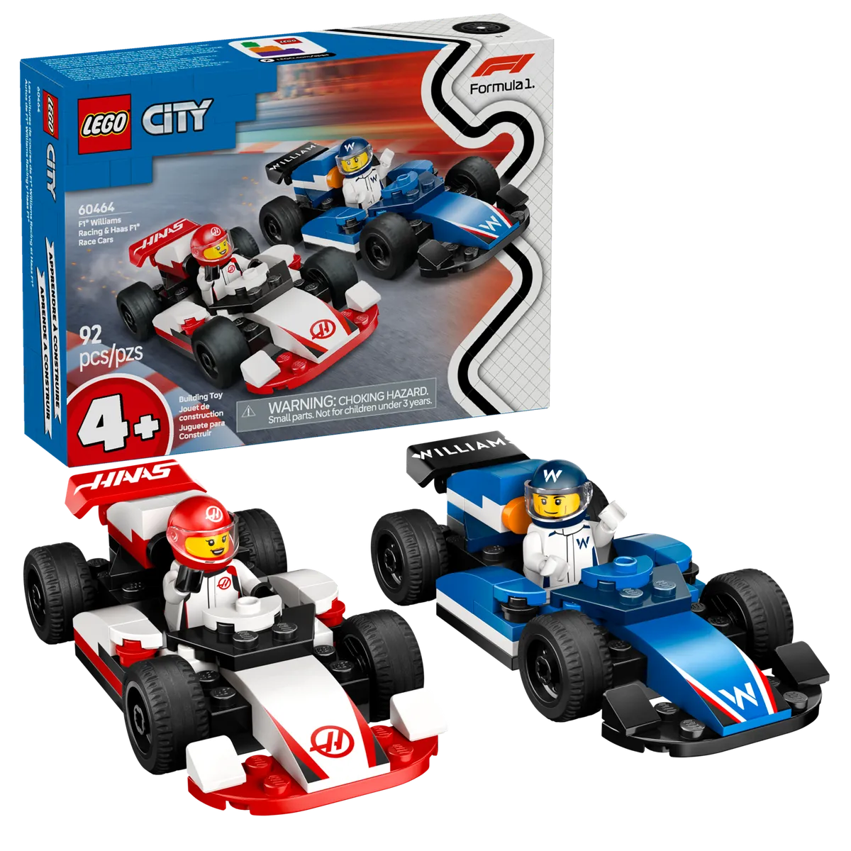 LEGO F1® Williams Racing & Haas F1® Race Cars (60464) - Bild 3