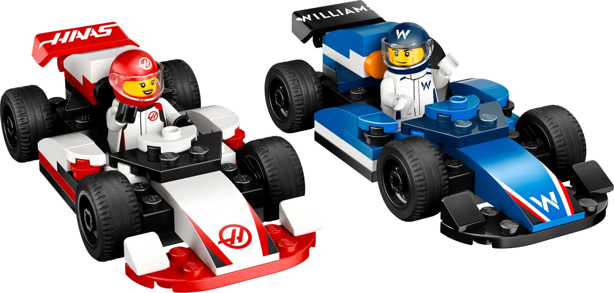 LEGO F1® Williams Racing & Haas F1® Race Cars (60464)