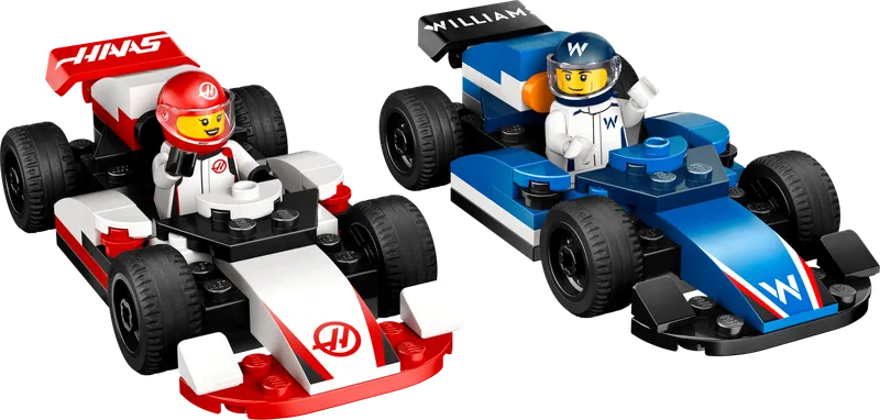 F1® Williams Racing & Haas F1® Race Cars