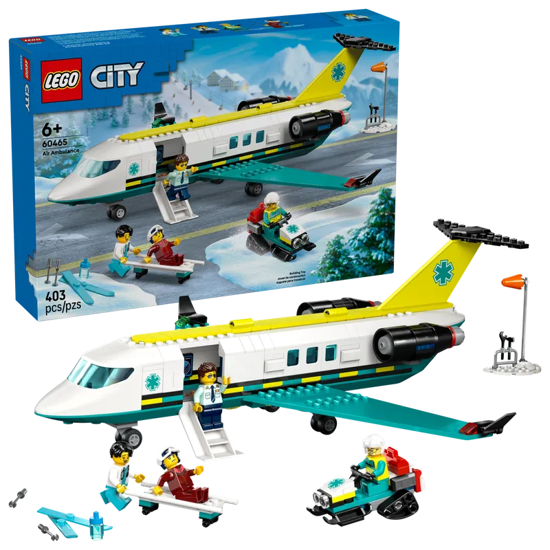 Emergency Air Ambulance Airplane van LEGO – productfoto 2 van 11