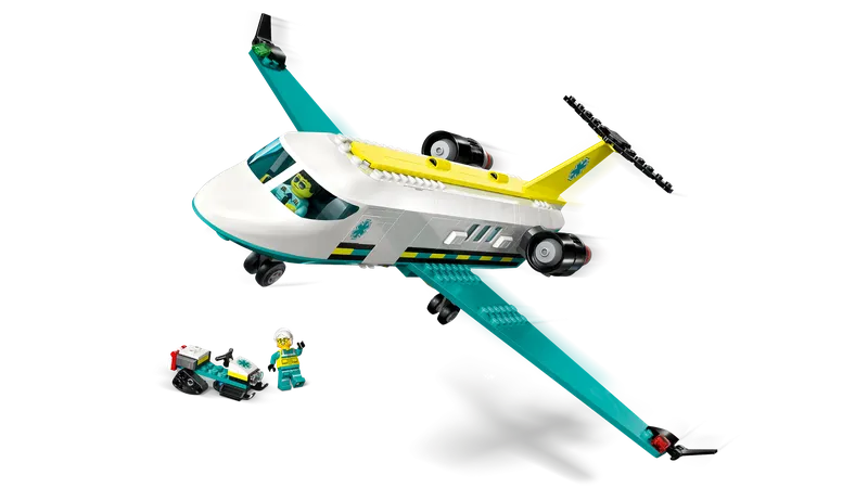 Emergency Air Ambulance Airplane van LEGO – productfoto 4 van 11