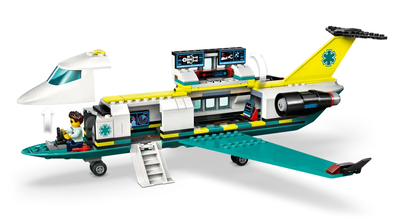 Emergency Air Ambulance Airplane van LEGO – productfoto 5 van 11