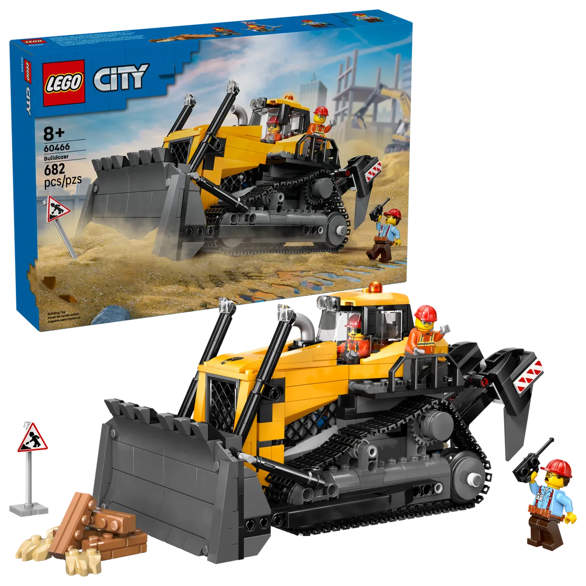 LEGO Yellow Bulldozer (60466) - Bild 4