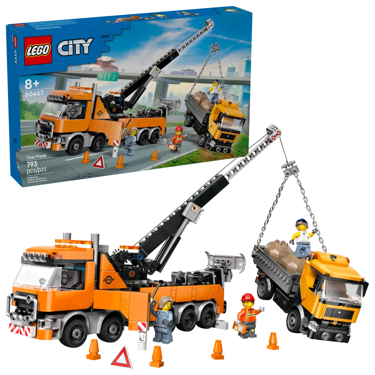LEGO Heavy-Duty Recovery Tow Truck with Crane (60467) - image 1