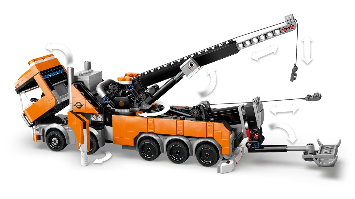 LEGO Heavy-Duty Recovery Tow Truck with Crane (60467) - image 4