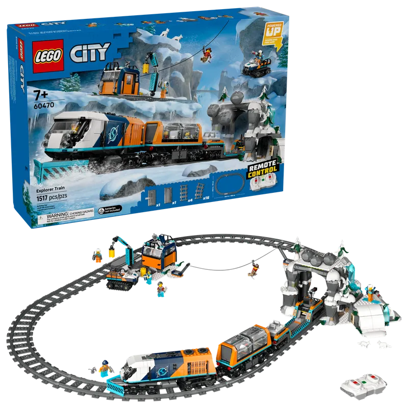 LEGO 60470 Explorers' Arctic Polar Express Train detail image