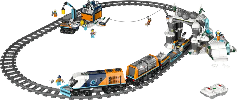 LEGO 60470 Explorers' Arctic Polar Express Train, 1.517 stenen