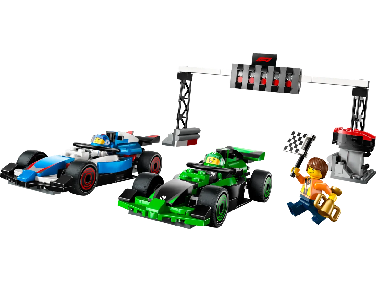 LEGO F1® Grid with VCARB & Sauber Race Cars (60474)