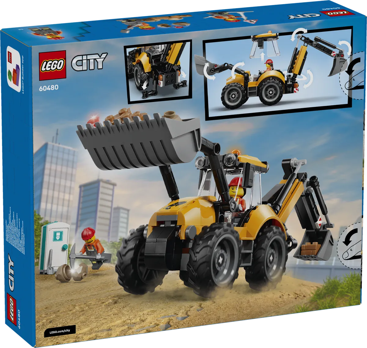 LEGO Yellow Backhoe Loader (60480) - Bild 11