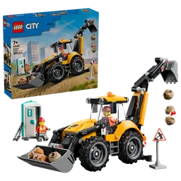 LEGO Yellow Backhoe Loader (60480) - afbeelding 1