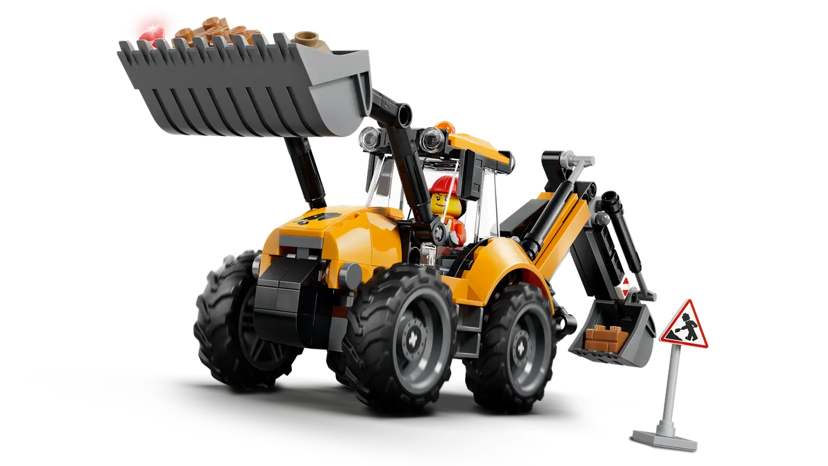 LEGO Yellow Backhoe Loader (60480) - Bild 1