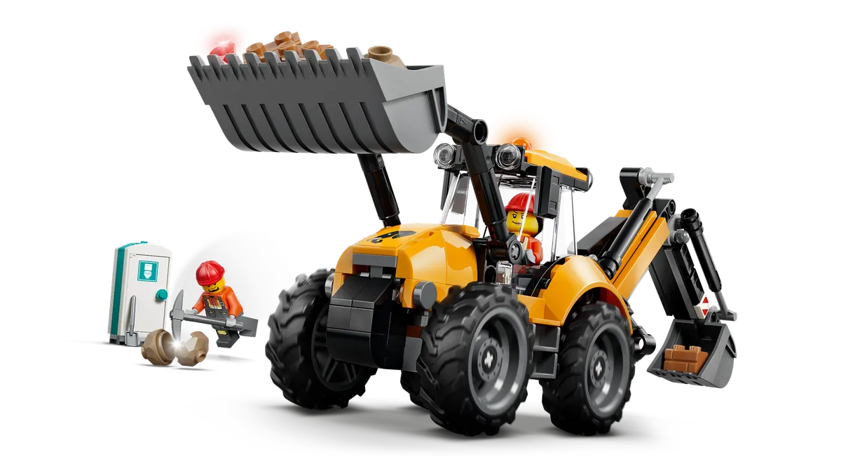 LEGO Yellow Backhoe Loader (60480) - Bild 3