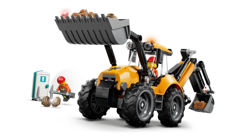Yellow Backhoe Loader by LEGO – product photo 5 of 12