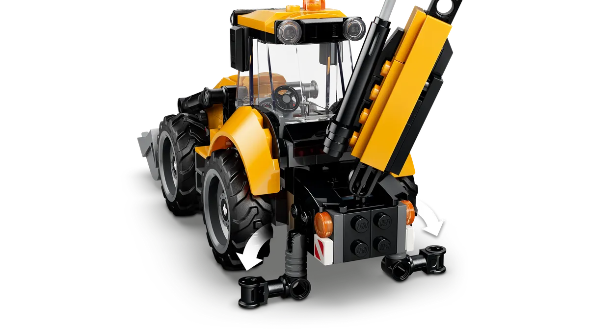 LEGO Yellow Backhoe Loader (60480) - Bild 5