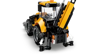 Yellow Backhoe Loader by LEGO – product photo 7 of 12