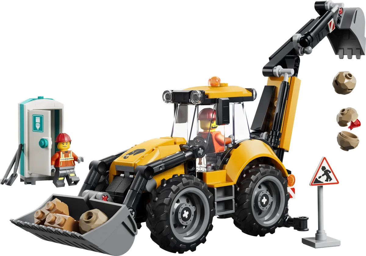 LEGO Yellow Backhoe Loader (60480)