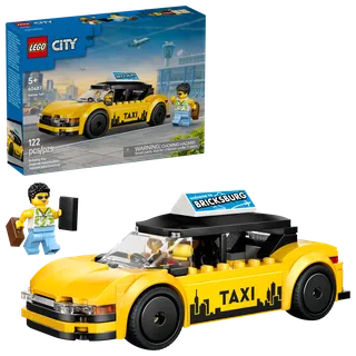 Gele taxi van LEGO – productfoto 2 van 12