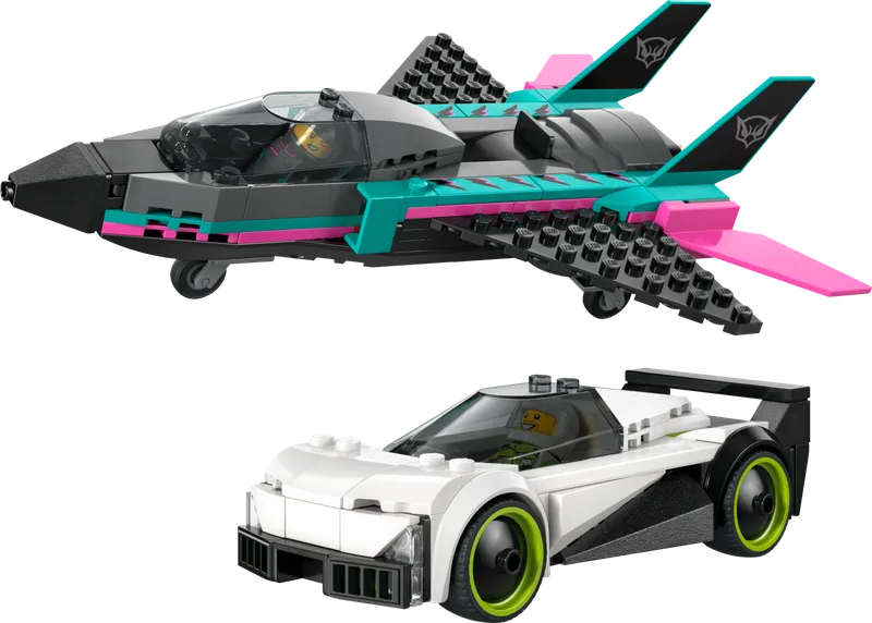 LEGO 60489 Jet vs. Car, 259 stenen
