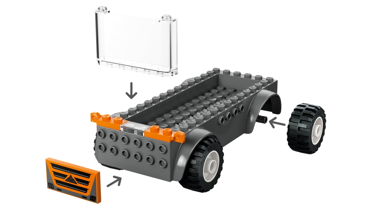 LEGO Motorcycle Transporter (60491) - Bild 4
