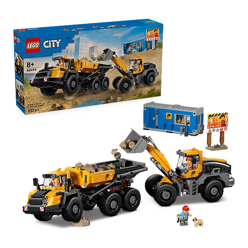 LEGO 60494 Dump Truck & Front End Loader, 1.132 stukjes
