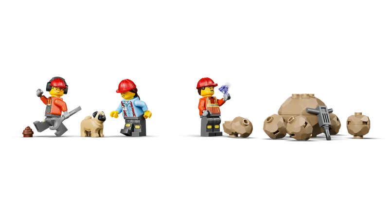 LEGO 60494 Dump Truck & Front End Loader detail image