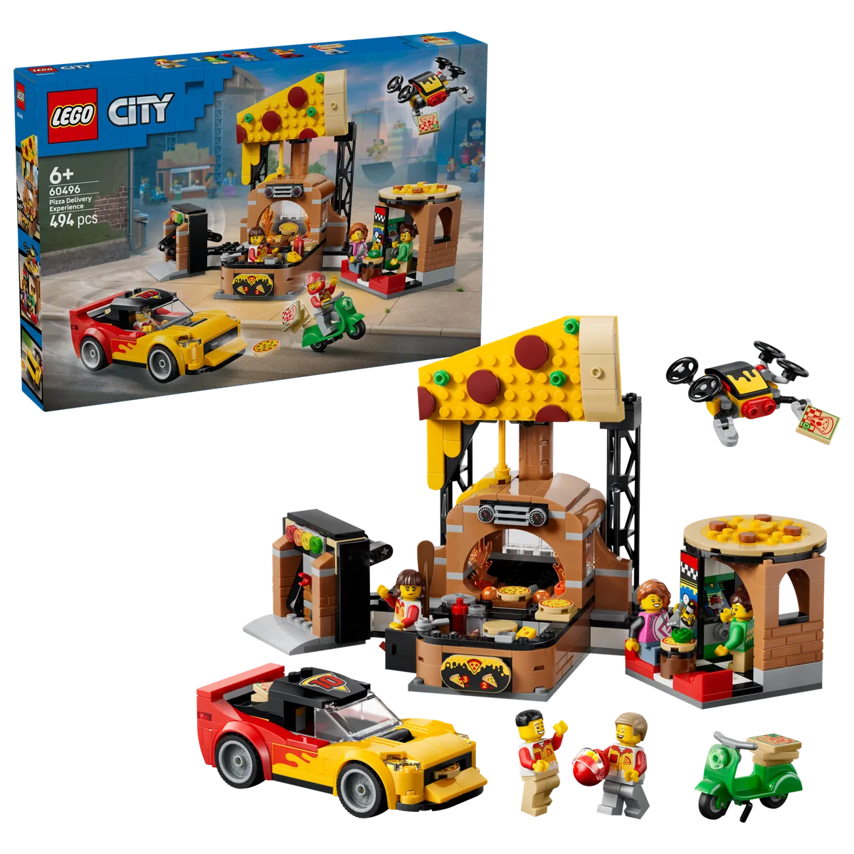 LEGO Pizza Delivery Experience with Vehicles (60496) - Bild 6