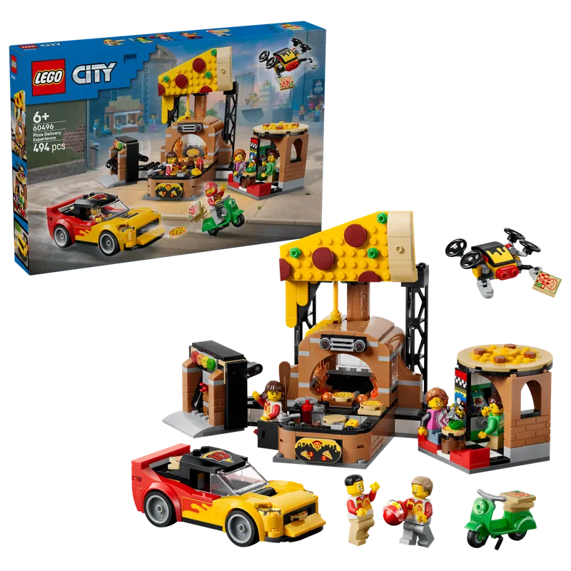 Pizza Delivery Experience with Vehicles von LEGO – Produktfoto 2 von 12