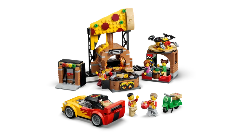 Pizza Delivery Experience with Vehicles von LEGO – Produktfoto 4 von 12