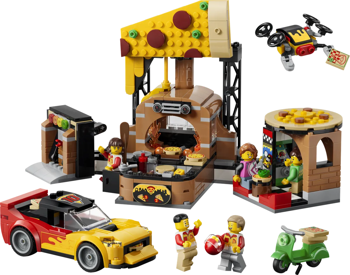 LEGO Pizza Delivery Experience with Vehicles (60496)