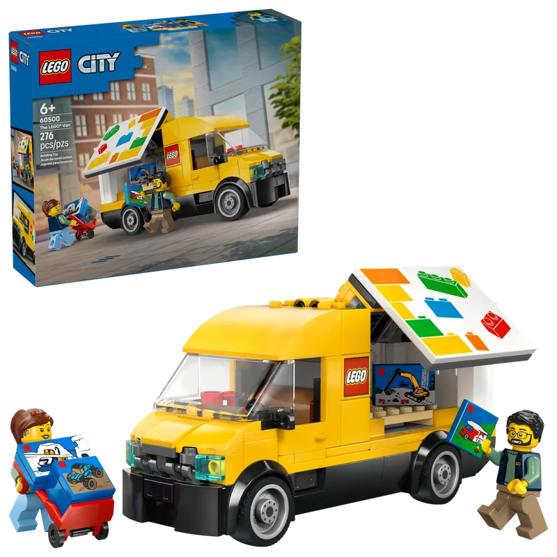 De LEGO® bestelwagen van LEGO – productfoto 2 van 11