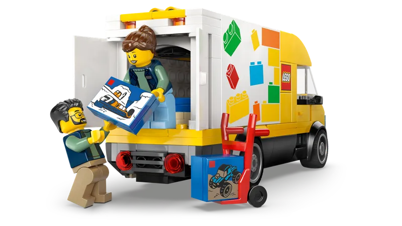 De LEGO® bestelwagen van LEGO – productfoto 3 van 11